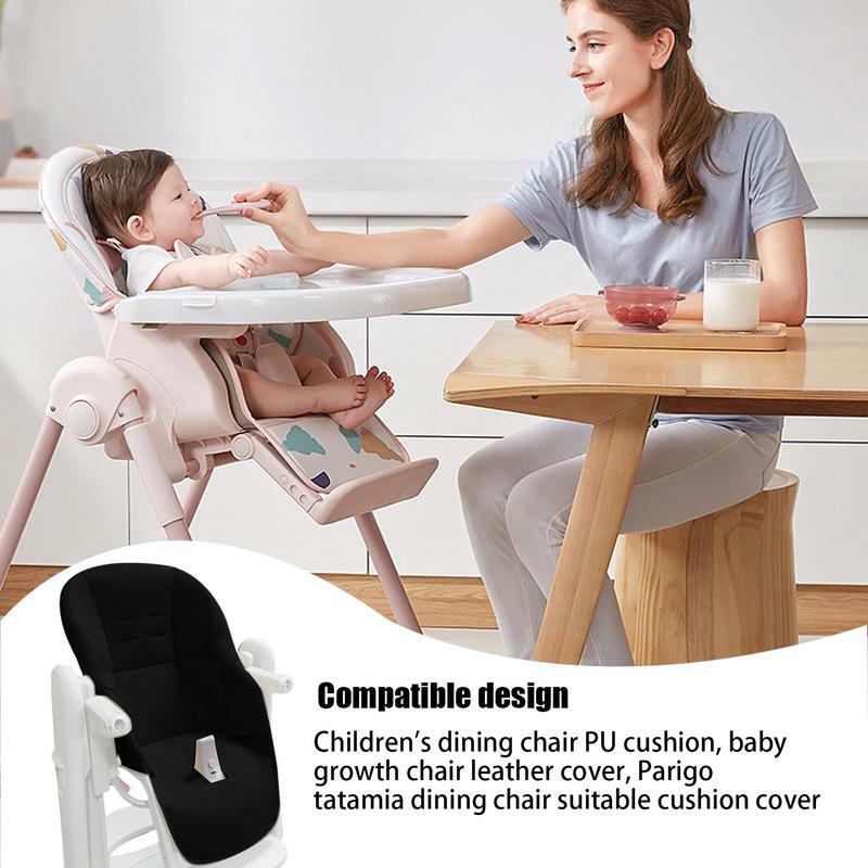 High Chair Soft Cover Protection Cover Cushion PU Leather And Sponge Comfortable Boys And Girls Seat Pad Cover For New Parents