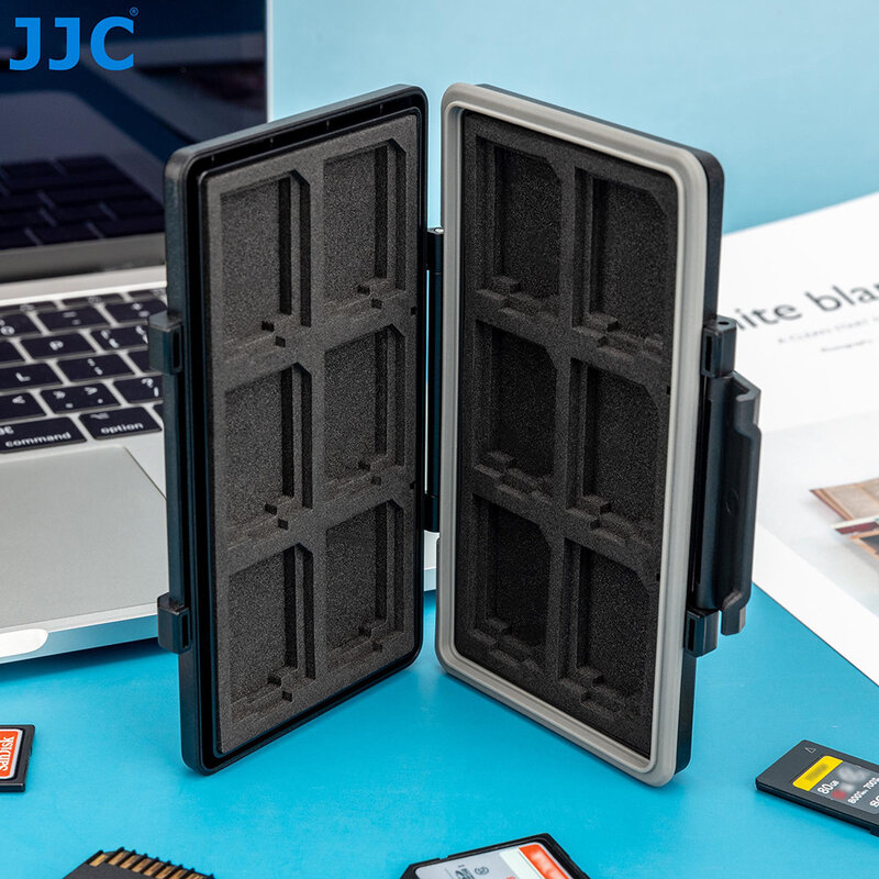 JJC CFexpress тип A чехол водонепроницаемый держатель SD карты коробка фотографии аксессуары для 12 SD/SDHC/SDXC & 12 CFexpress тип A карты