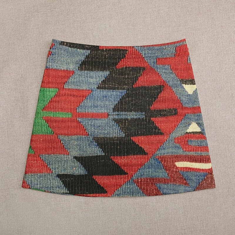 Esme-minifalda para mujer, tejido Navaho, tejido textil, alfombra persa, vestido de verano, falda coreana, 2023