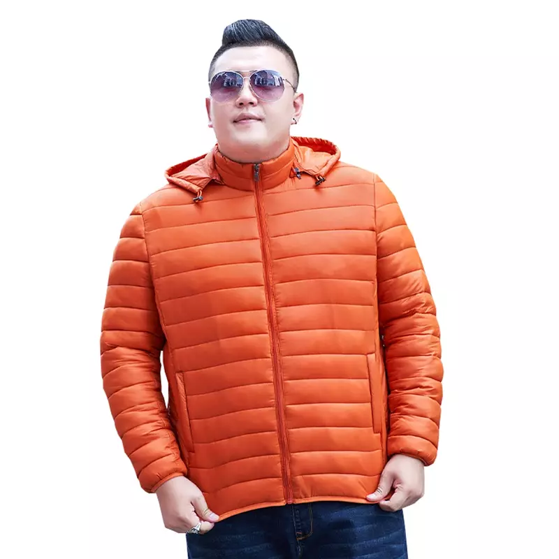 Jaqueta de Parkas grossa à prova de vento masculina, casacos casuais, roupas quentes, plus size, masculino, outono, inverno, moda