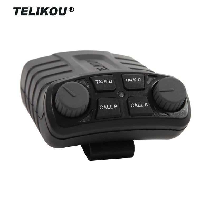Telikou BK-201 | 2-draads Intercomsysteem BK-201 Dual Channel Bedrade Belt Pack Tv-Uitzendapparatuur Rts Compatibel