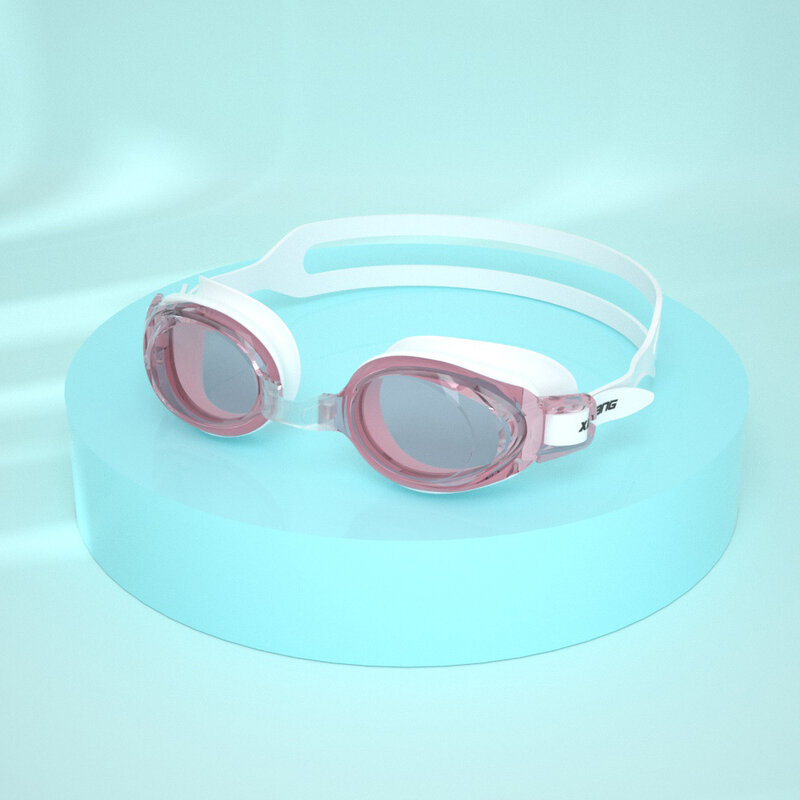 Kacamata renang wanita dewasa, kacamata berenang praktis tahan air dan tampilan mode Anti kabut