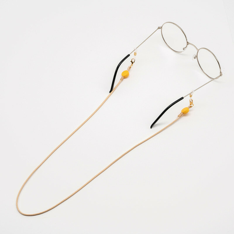 Nuova moda fai da te occhiali catena Anti-perso tessuto occhiali da sole cordino supporto maschera cinturino supporto collo cavo occhiali catena gioielli regalo