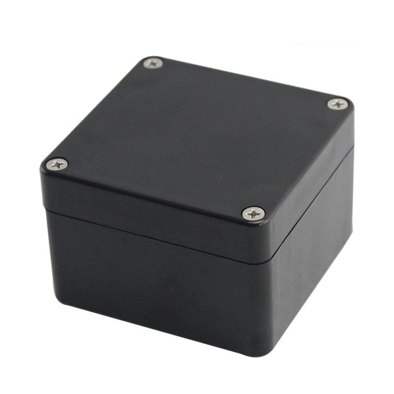 120*120*90mm F Series Square Electric IP66 Waterproof Juction Box ABS Plastic Black Enclosure For Electronics Project