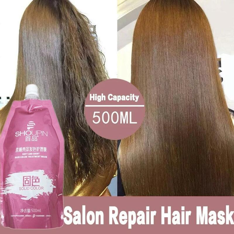 Hair Mask Repair Damage Hair Shampoo Keratin Hair&Scalp Repairing Straightening Treatment Cream Disposable No Spa Steaming S6U9