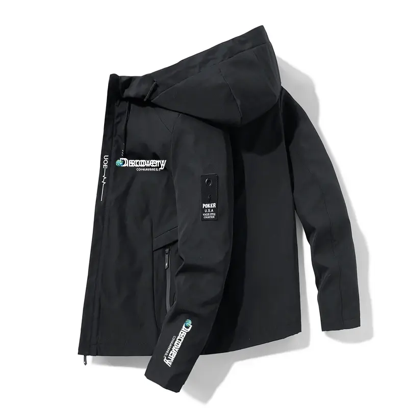 Giubbotto Bomber 2024 giacca a vento da uomo cappotto con Zip primavera autunno giacca da lavoro Casual giacca da avventura all'aperto di moda