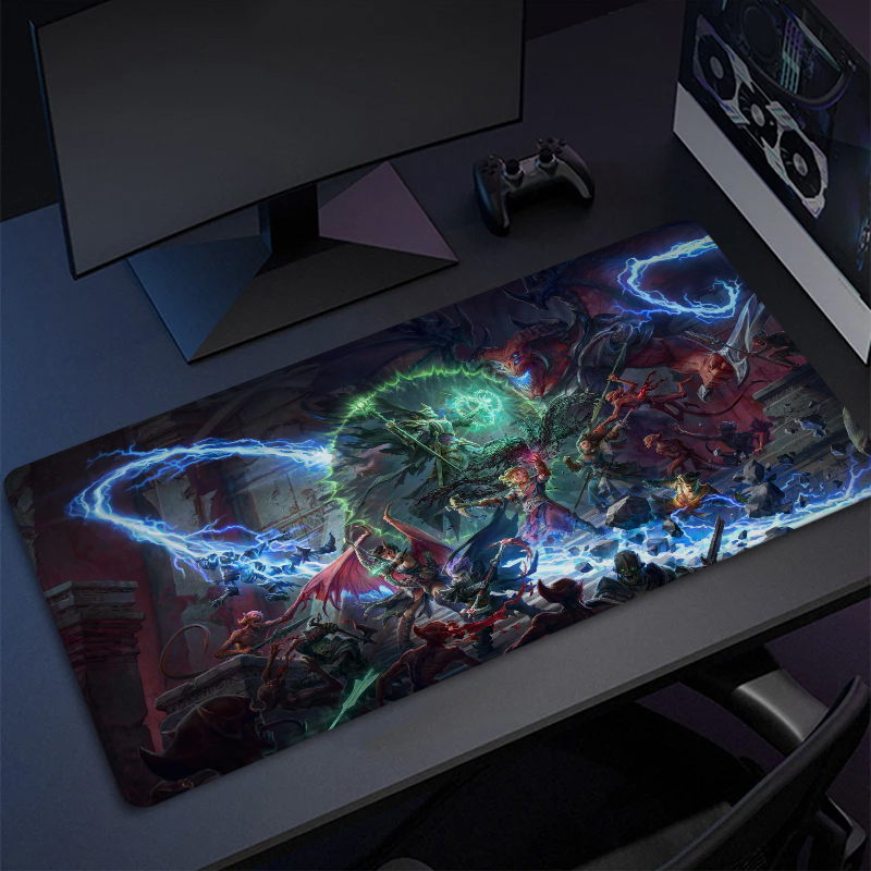 Extended Desk Mause Pad Mouse Mat P-Pathfinder Gaming Accessories Deskmat Game Mats Mousepad Xxl Gamer Anime Office Pads Pc Mice