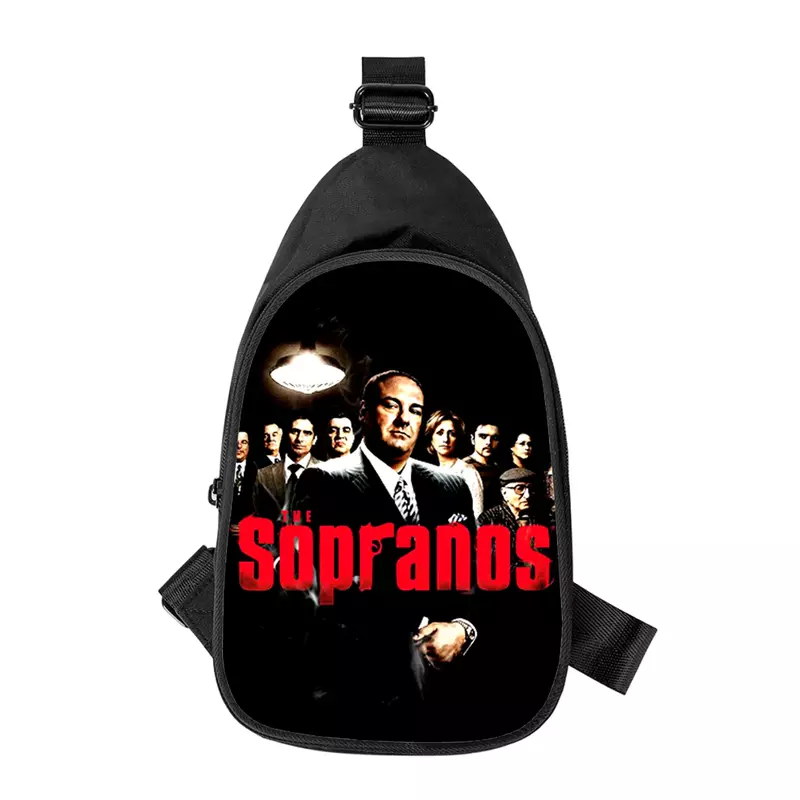 Мужская нагрудная сумка The Sopranos Tony, с 3D принтом, с диагональю, школьный ранец на плечо для мужчин и женщин