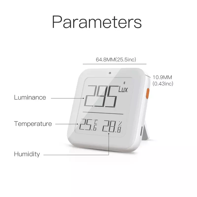 Thermomètre intelligent MOES ZigBee, Bluetooth, maille, luminosité, température, humidité, capteur, Tuya Smart App, contrôle