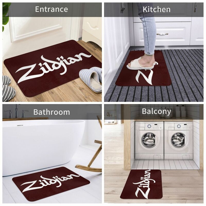 Zildjian Logo Doormat Kitchen Carpet Outdoor Rug Home Decoration