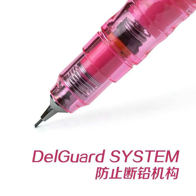 JIANWU 1 sztuk zebra DelGuard anty łamanie rdzeń ołówek automatyczny wysokiej jakości ołówek ołówek szkolne MA85
