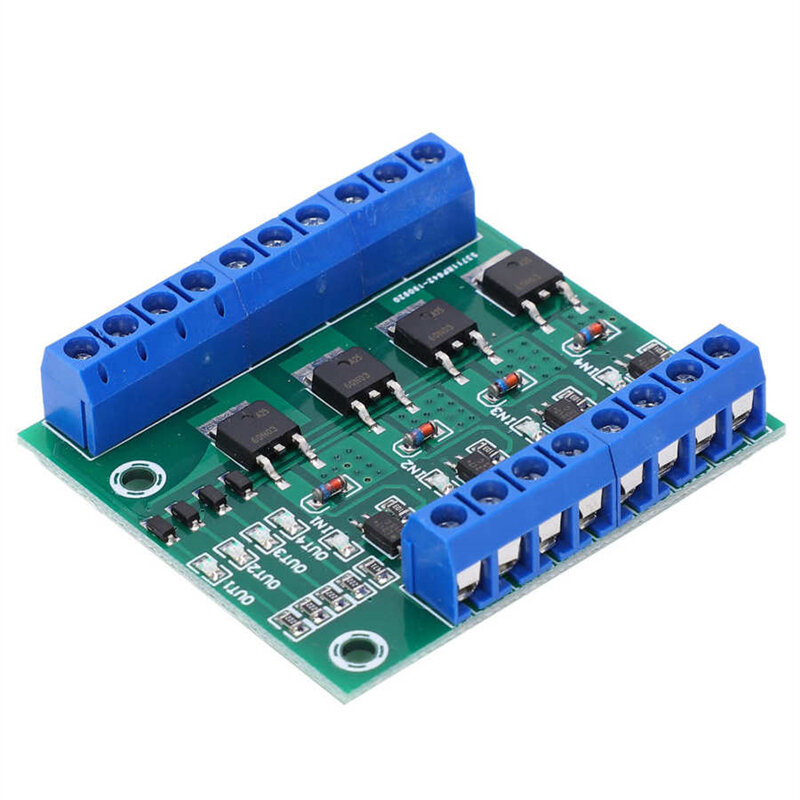 MOS FET F5305S 4 Channels Pulse Trigger Switch Controller PWM Input Steady for Motor LED 4 Way 4ch 4 way Diy Electronic Module