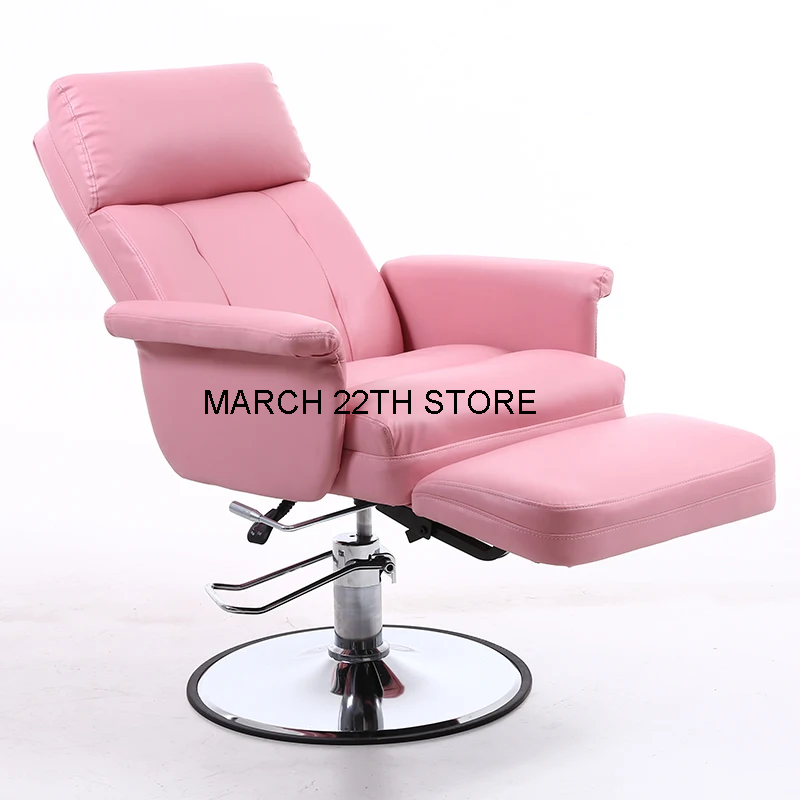 Гидравлический подъемный компьютерный парикмахерский стул, вращающийся парикмахерский стул для педикюра, спинка, Cadeira, коммерческая мебель