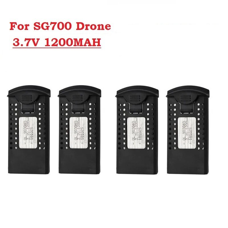 Upgrade 3.7V 1200mAh Li-po Battery for DM107S SG700 107S S169 Drone RC Quadcopter Spare Parts 3.7V Drone Rechargeable Battery