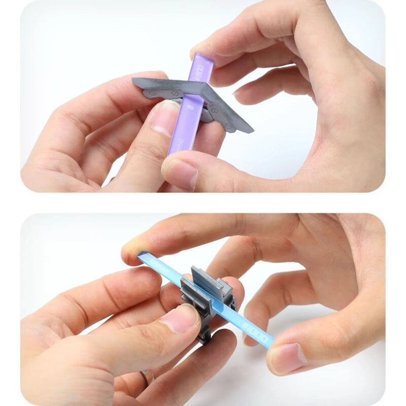 DSPIAE PT-SP ensemble de tampons de ponçage acrylique contient du papier abrasif pour meulage à la main Gundam modèles militaires bricolage passe-temps exécutif outils