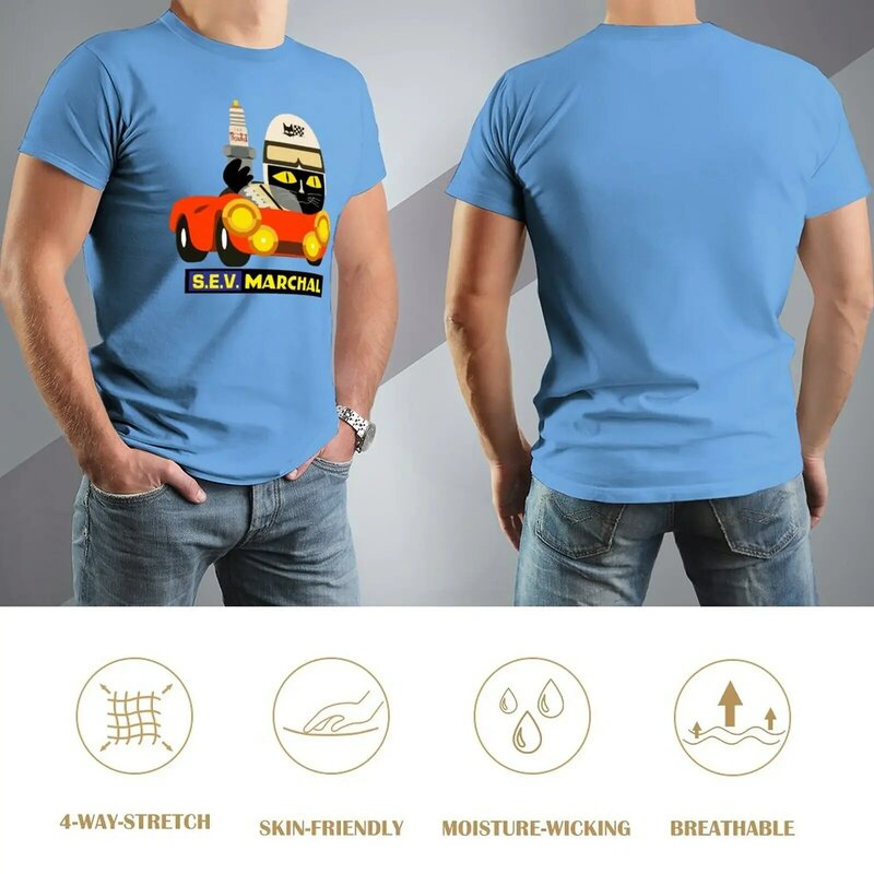 S.E.V. Мужская футболка с коротким рукавом и принтом