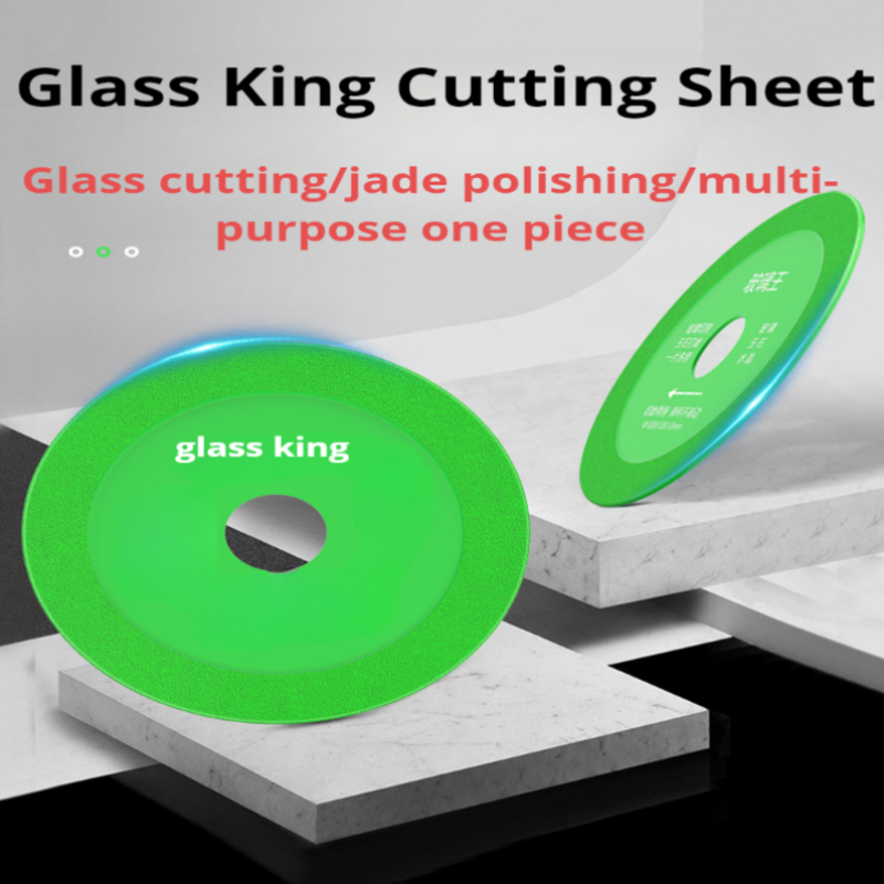 100Mm Glassnijblad Keramische Tegel Jade Kristallen Wijnfles Slijpen Diamant Ultradun Zaagblad Glas Snijblad