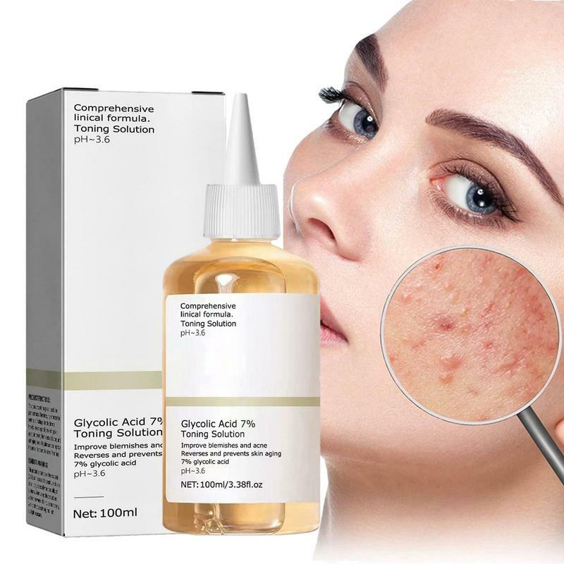 Toner rimuovi l'acne dissolvenza Acne acido glicolico 7% segni migliora la pelle idratante sbiancante idratare tonificante prodotti originali ordinari