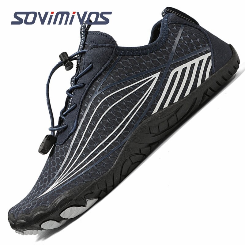 Zapatillas de Trail Runner minimalistas para hombre y mujer, zapatos de entrenamiento cruzado para correr, inspirado en Barefoot, caja de punta ancha