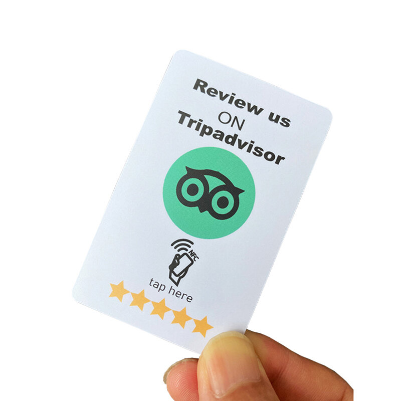 NFC Standard Card Size Google Review Card Increase Your Reviews Universal NFC Cards