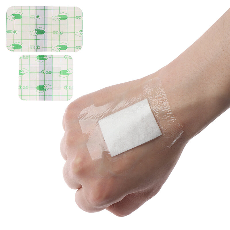 5/10/50/100個医療粘着テープ透明テープpu抗アレルギー薬用創傷被覆材固定テープ石膏防水
