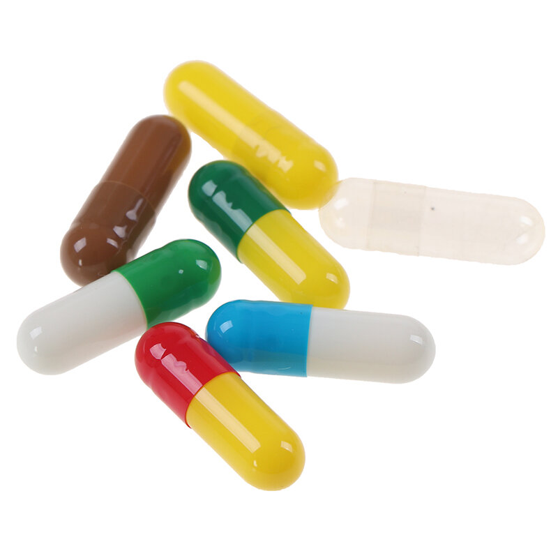 1000Pcs Empty Hard Vacant Gelatin Capsule Size 0# Gel Medicine Pill Vitamin