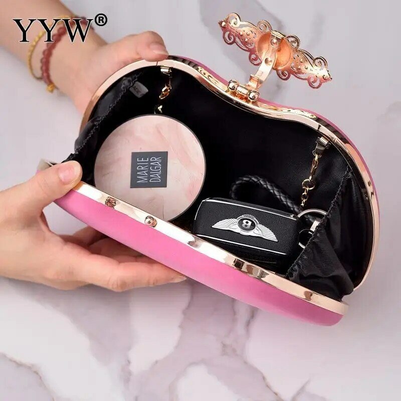 Exquisite Women Clutch Bag Evening Bag With Rhinestone Chain Shoulder Design For Women Ladies Party Wedding Purse Clutches 2023