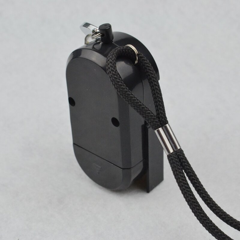 Osobisty czujnik alarmu na podczerwień czujnik do podróży bezpieczeństwo w domu Mini czarny bezpieczeństwa LED Light Slipcover