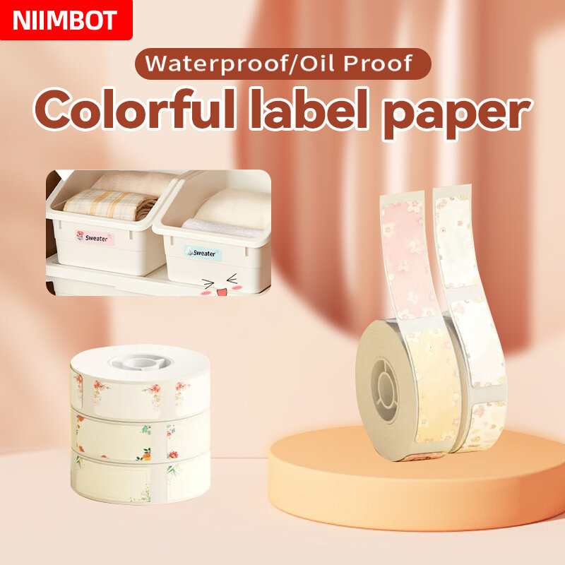 Niimbot-máquina de etiquetas D110/D11/D101/H1/H1S, papel de impresión autoadhesivo, máquina de codificación, papel de precios, papel de etiqueta de precio de producto