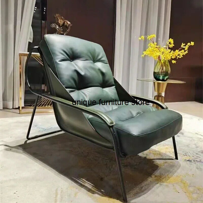 Nordic Vintage Living Room Chair Ergonomic Banquet Armrest Yellow Living Room Chair Unique Mobile Silla Plegable Home Furniture