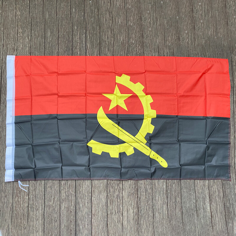 Gratis Verzending Xvggdg 90X150Cm Angola Vlag Banner Opknoping Nationale Vlaggen Angola Banner