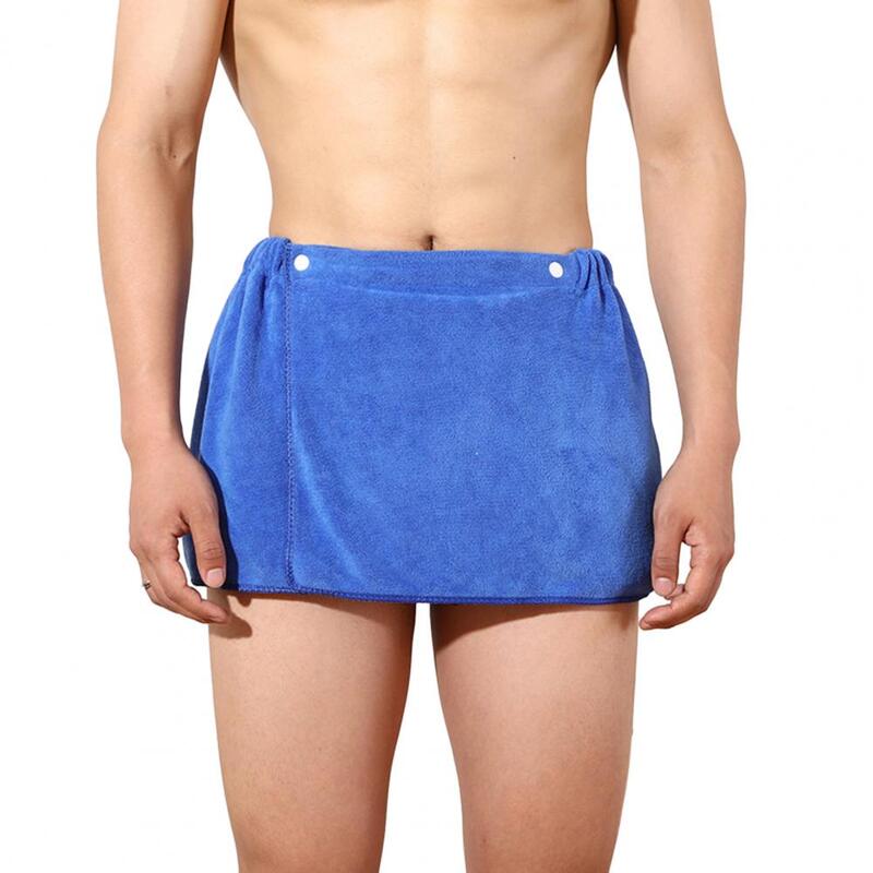 Мужское банное полотенце с карманами, эластичный пояс для ванной, пляжная юбка для дома, флисовая банная юбка кораллового цвета