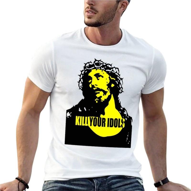 Camiseta oversize para homens, mate seus ídolos como usado por Axl Rose gnr, roupas de marca, 100% algodão, streetwear, tops plus size