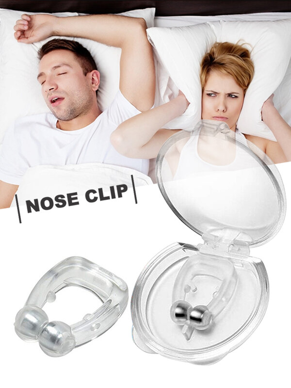 Магнитный зажим для носа | Устройства против храпа | Силиконовые зажимы для носа против храпа, решение против храпа-Comfo