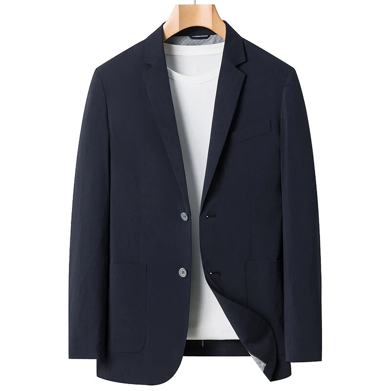 T173 Handsome Men's Thin Blazer Anti-Wrinkle Ironed Young Business Casual Blazer