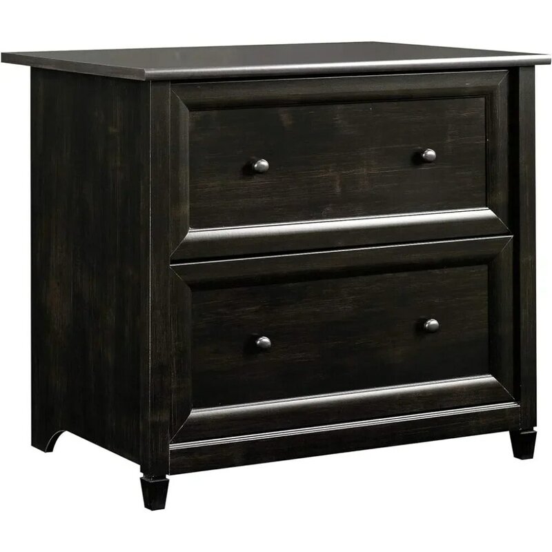 Estate Black Finish Filing Cabinets Edge Water Lateral File Storage Cabinet Furniture Office Freight free