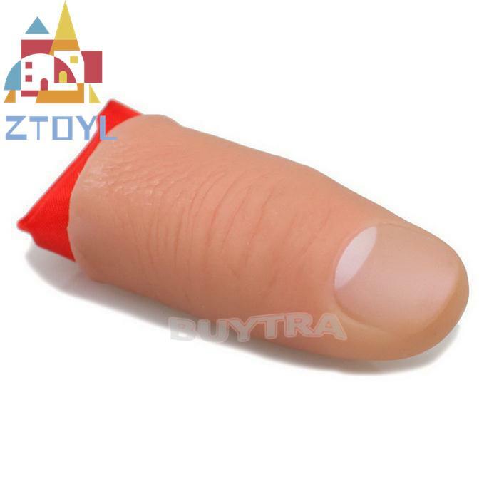 ZTOYL miękki kciuk wskazówka palec fałszywy magiczna sztuczka bliska znikają pojawiające się akcesoria do robienia sztuczek palców zabawki śmieszne Prank Party Favor