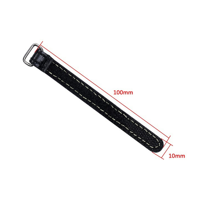 5 buah 10X100mm / 10X130mm ifflight stiker ajaib pita nilon Lipo sabuk tali baterai dapat digunakan kembali kabel bungkus dasi untuk baterai RC FPV