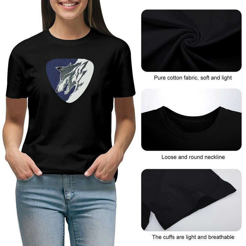 Stalowy zardzewiały emblemat z opancerzonego rdzenia VI t-shirt oversize odzież damska kobieta t shirt
