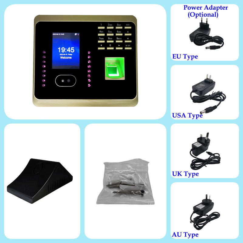 ZKTime-UF100生体認証、指紋時間時計、従業員の調光管理、電子デバイス、wifiシステム