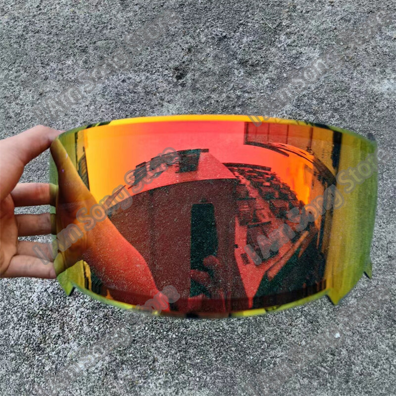 Visière de casque de moto pour Bell Eliminator, lentille anti-rayures, pare-vent UV, lunettes