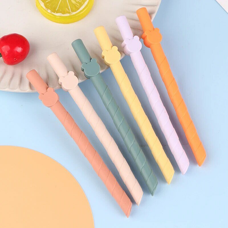 1/10pcs Silicone Straws Reusable Food Grade Straight With Cleaning Brush Safe Eco-friendly Drinking Straw Party Bar Accessory