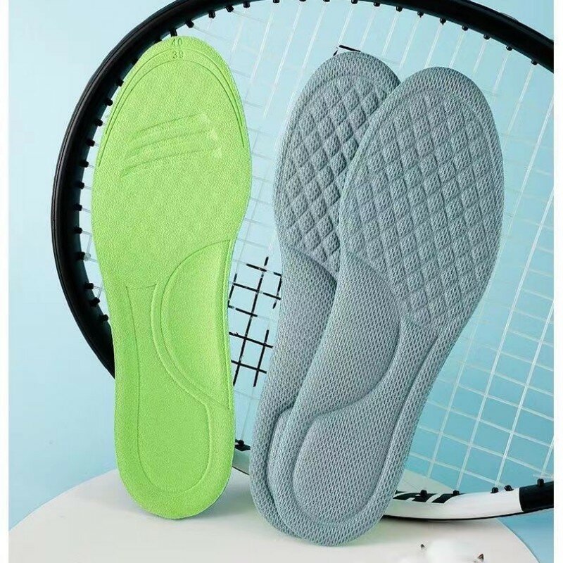 Plantillas deportivas desodorantes de verano para zapatos desodorante transpirable que absorbe el sudor almohadillas suaves para zapatos insertos para hombre y mujer