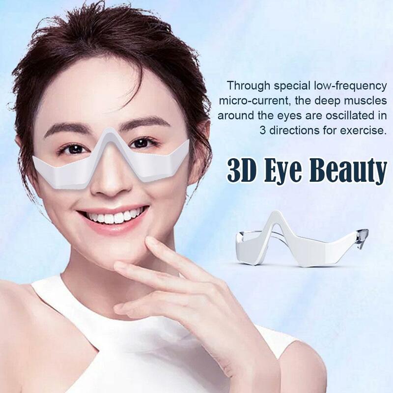3D-Augenschönheitsgeräte reduzieren Dunkel kreis ermüdung Augen straffung Hautfalten puls Pflege Smart Skin Electric Relief Anti mas k4s1