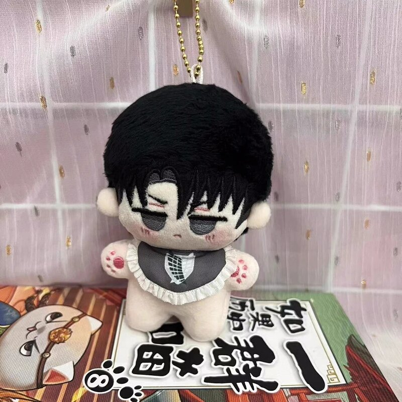 Anime Levi·Ackerman 10cm Soft Stuffed Plush Toys Pendant Keychain a5628 Birthday Gift
