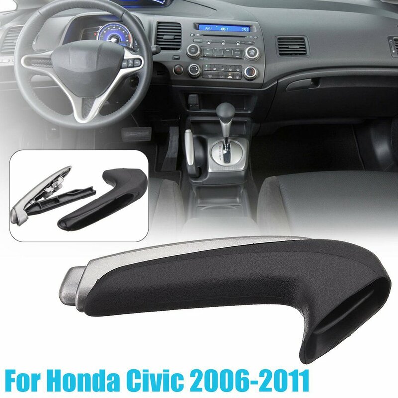 Cubierta de agarre de palanca de freno de mano para estacionamiento Interior de coche de emergencia para Honda, Civic, octava versión, 2006-2011