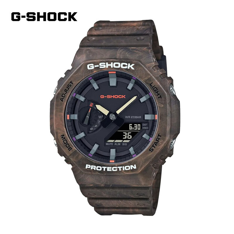 G-SHOCK GA2100 Watches for Men Fashion Multi-Function Outdoor Sports Shockproof Alarm Clock LED Dial Dual Display Quartz Watch