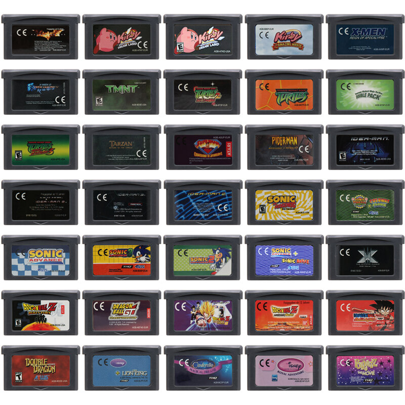 Gba game cartridge 32-Bit-Videospielkonsolenkarte Doppel drache der erstaunliche Spiegel-Albtraum im Traum land