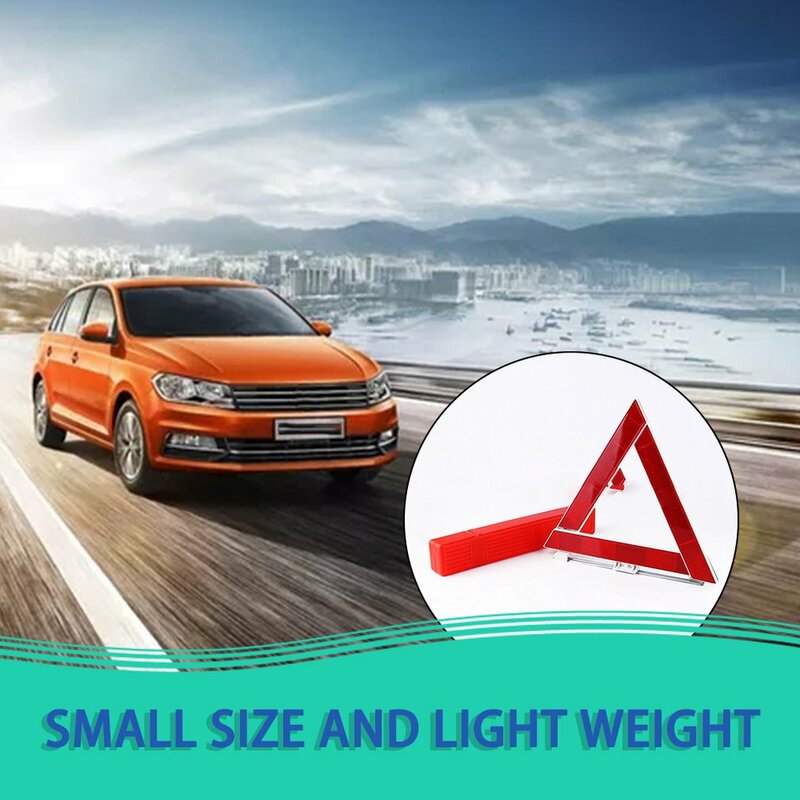 Car Vehicle Emergency Breakdown Warning Sign Triangle Reflective Road Safety Foldable Reflective Road Safety