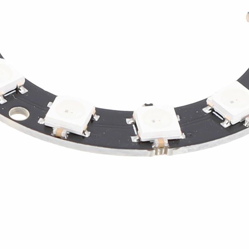 แหวนนีโอพิกเซล LED 5V สำหรับ ArduinoWS2812บอร์ดพัฒนาไดร์เวอร์ใหม่เอี่ยม1ชิ้นแยกที่อยู่ได้ RGB LED